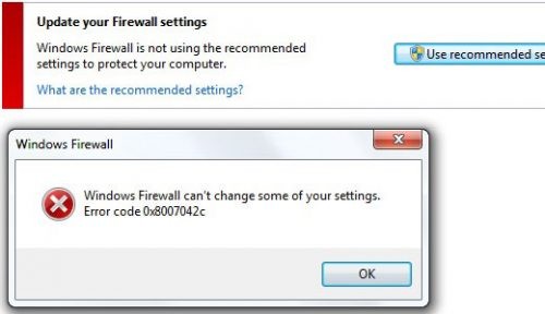 Windows не может запустить брандмауэр Windows на локальном компьютере