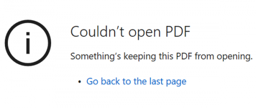 can t open pdf in windows 10