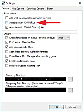 nexus mod manager download error says not logged in