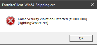 Game Security Violation Detected In Windows 10