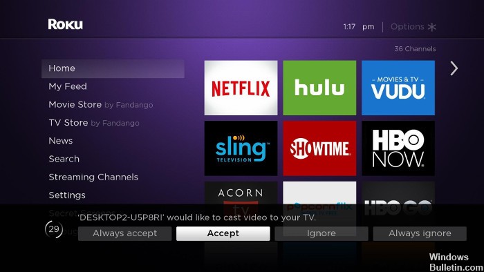 What causes the "HDCP Unauthorized. Content Disabled" error on Roku
