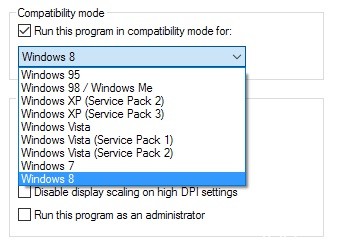 compatibility mode
