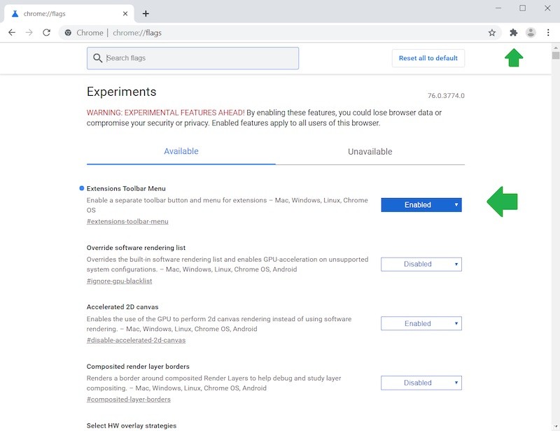 How To Enable Chrome S New Extension Menu Windows Bulletin