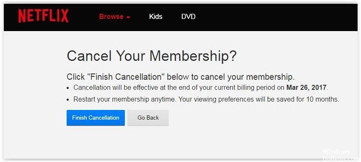 Как удалить свой аккаунт в Netflix