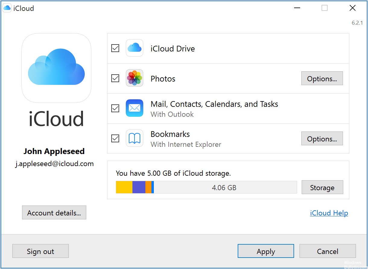 Export Apple iCloud and iPhone Contacts to Windows 10 - Windows