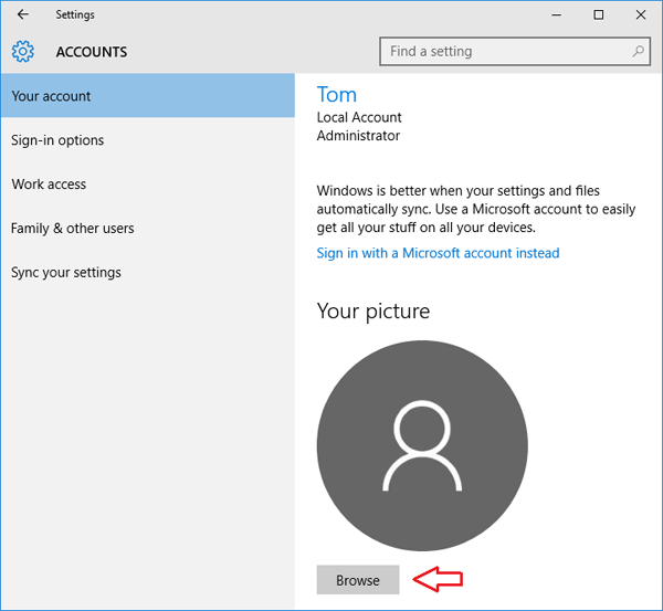 How To Change Your User Account Picture In Windows 10 Windows