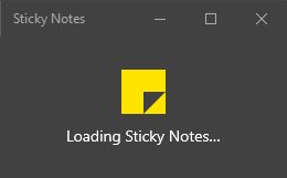 What Causes Sticky Notes Stuck on `Loading`