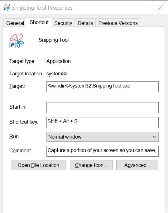 How to troubleshoot the Windows "Snipping Tool" shortcut that does not Work
