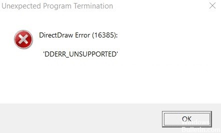 Khắc phục sự cố Lỗi DirectDraw trên Windows 10 Trò chơi kế thừa