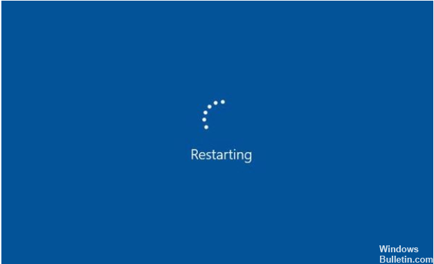 Windows 10 is vastgelopen bij opnieuw opstarten