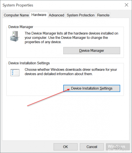 Disable Automated Driver Installation