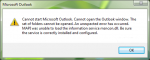 0x800ccc7d Błąd programu Outlook