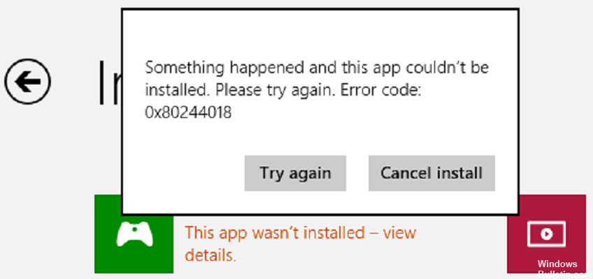 Eroare-0x80244018-Microsoft-Store