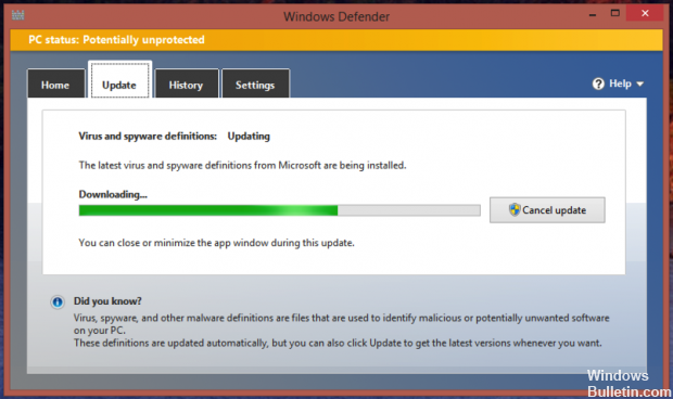 update-windows-defans çözünürlüklü
