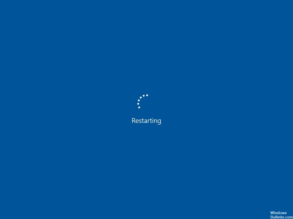 Windows 10 wird gesperrt, wenn ein Bildschirm geladen wird
