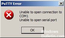 Open com fail. Ошибка последовательного порта 3. Unable to open com Port (Error: 2). Unable to open com1.