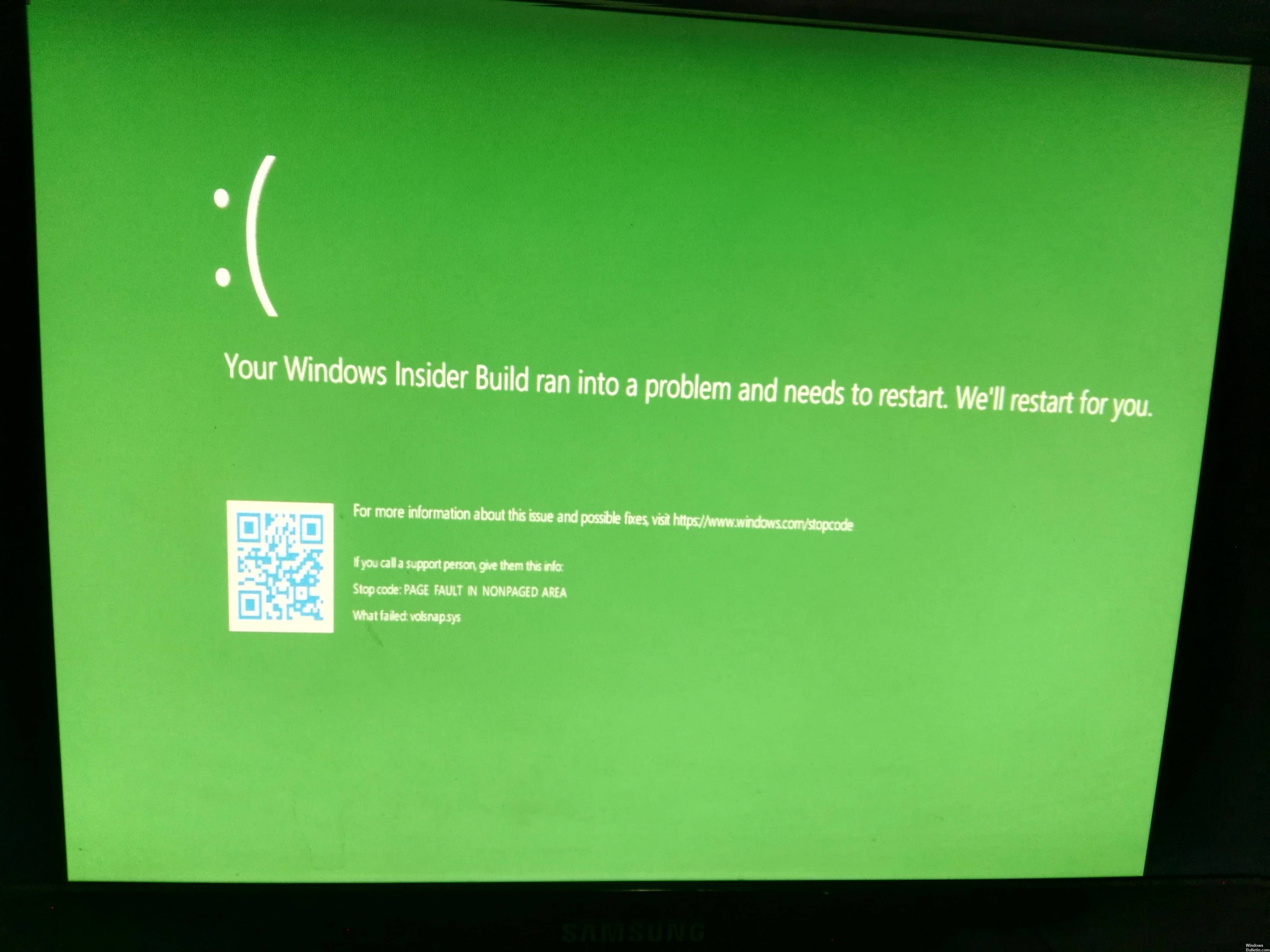 Синий экран смерти Windows. Page Fault in NONPAGED area Windows 10. Игра BSOD. Ошибка виндовс зеленый экран.