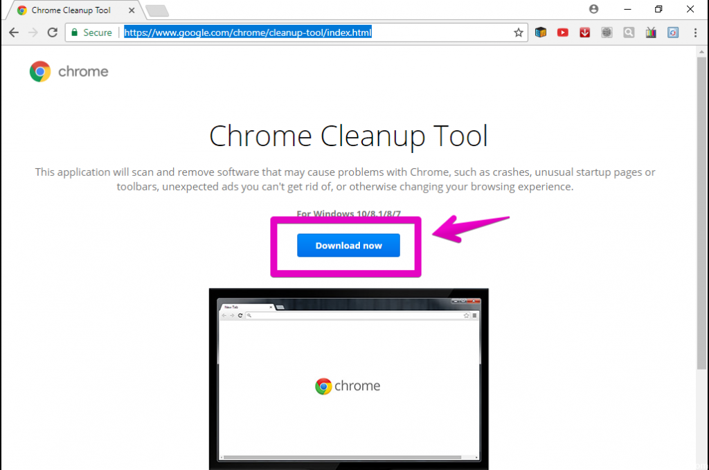 google chrome cleanup tool free download