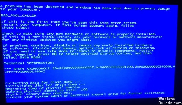 Компьютер был перезагружен после критической ошибки код ошибки 0x00020001