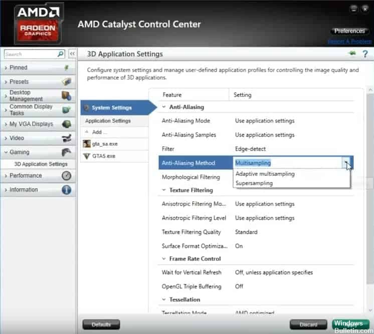 Как открыть amd catalyst control center на windows 10