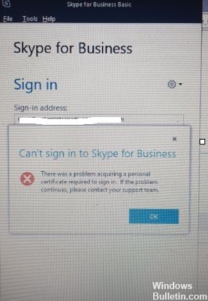 Почему я не могу войти в Skype для бизнеса?