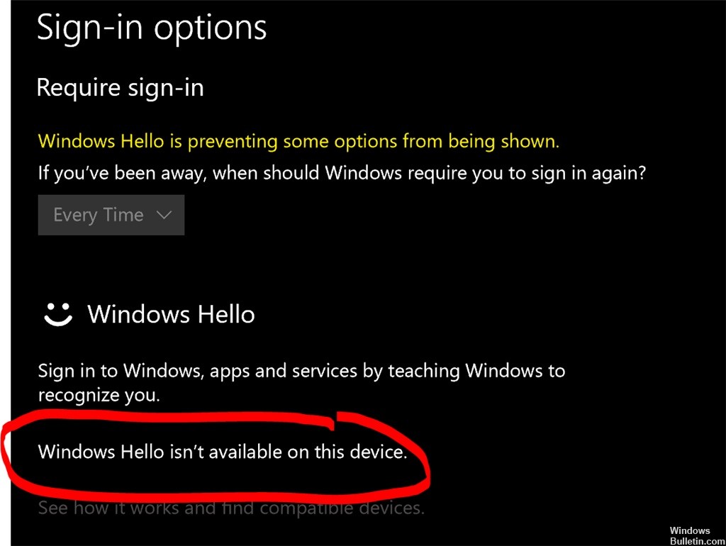 Error hello. Windows hello в Windows 10. Windows hello камера. Исправление ошибок Windows 10. Окно Windows hello.