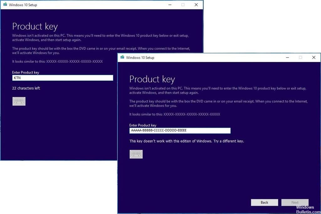 Activate Windows 10 Using Windows 7, 8 or 8.1 Product Key Windows