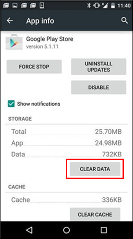 Clear-the-Google-Play-Store-data