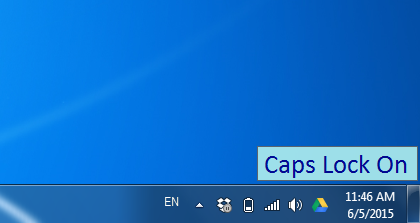 Как отключить всплывающие уведомления caps lock windows 10