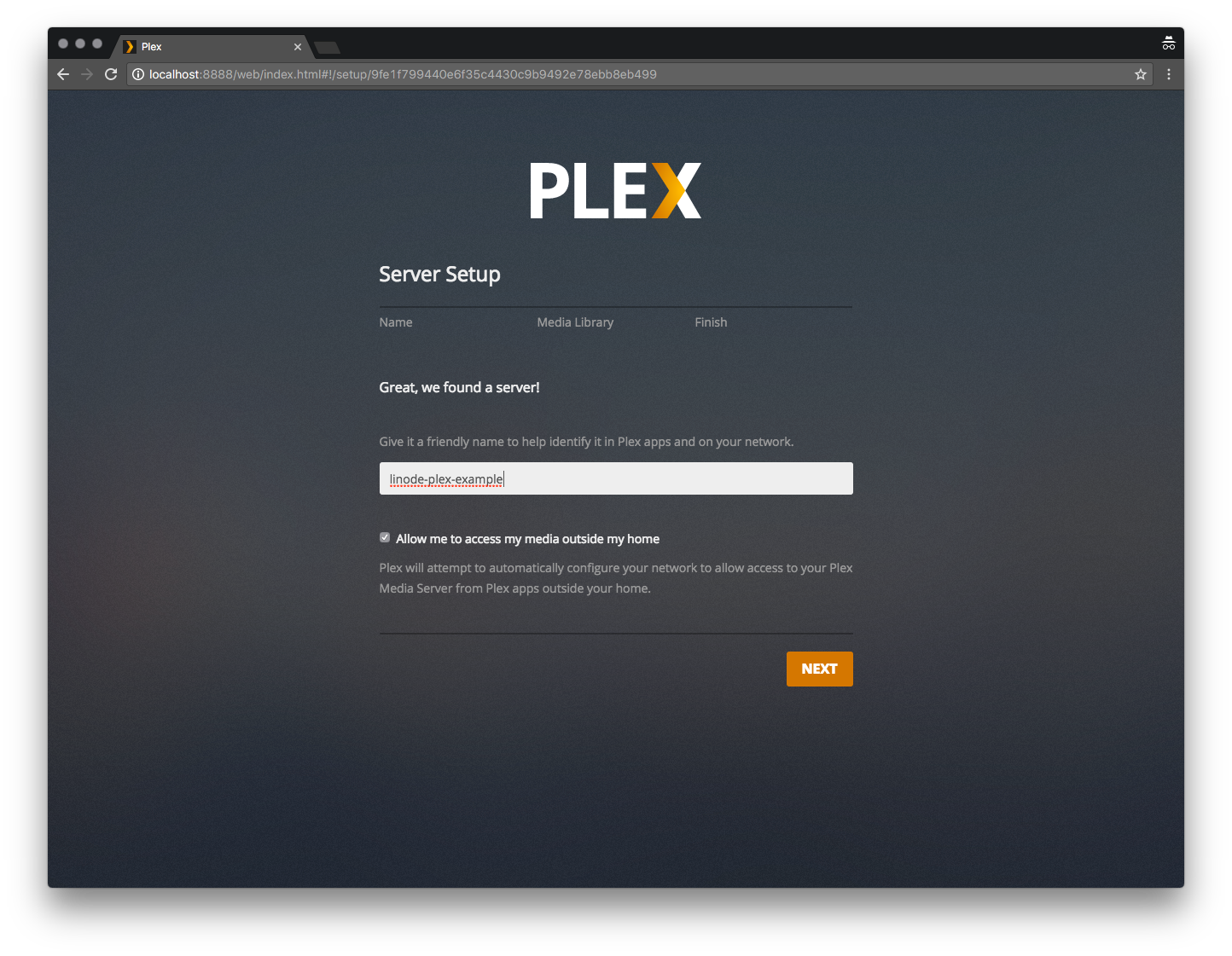 plex media player error resetting