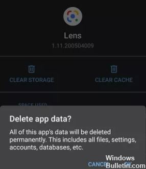 To fix Google Lens not working