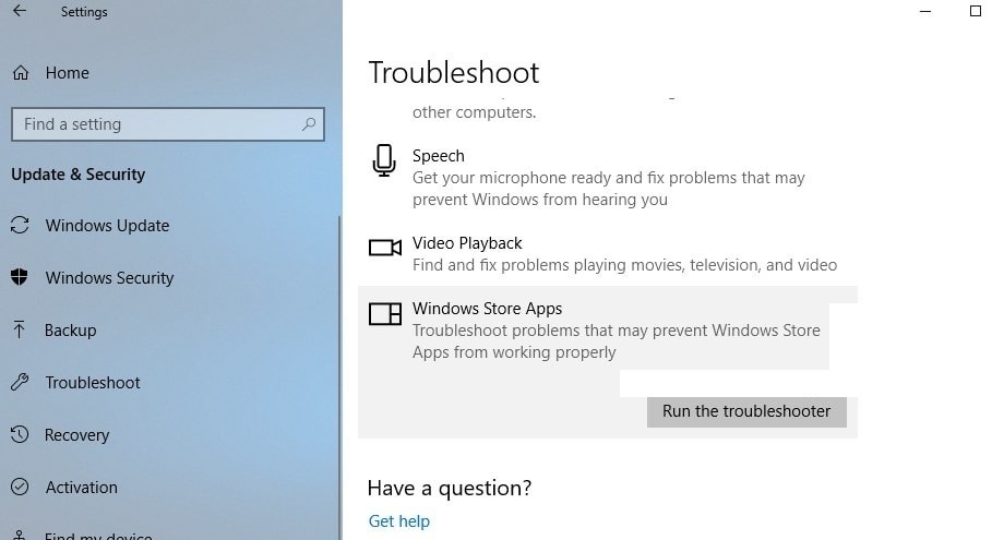 Om de uitzonderingscode 0xc000027b voor de Windows Store-crash te repareren