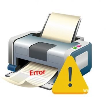 What causes network printer error 0x00000bcb