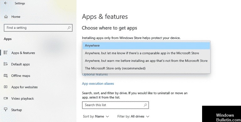 How to fix the message "The application you are trying to install is not a Microsoft-verified app"