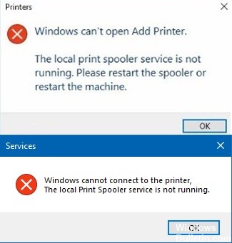 What causes error 0x000006BA in Windows 10?