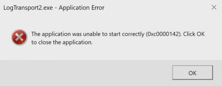 Start exe application. The application was unable to start correctly 0xc0000142. DSX Error unable to locate the the main app exe.