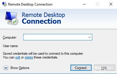 What causes the "Your credentials didn't work in Remote Desktop" error in Windows 10?