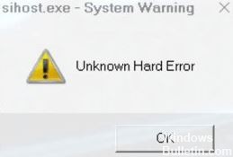 Fixing the `SiHost.Exe - hard drive error` in Windows 10