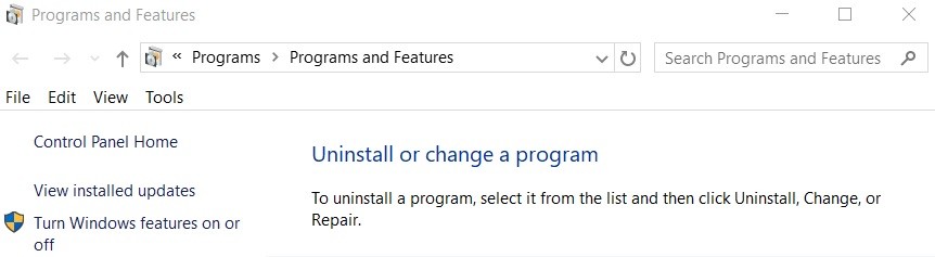 programs-and-features-uninstaller