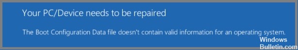 How to Repair Your PC/Device Needs to be Repaired on Windows 10