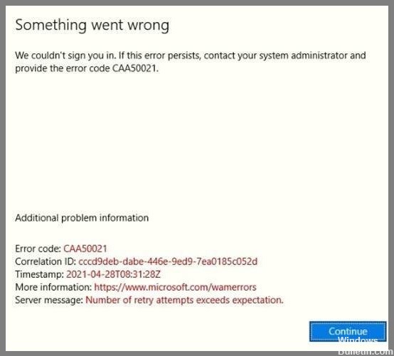 How to Repair MS Office 365 Error Code caa50021 - Windows Bulletin Tutorials