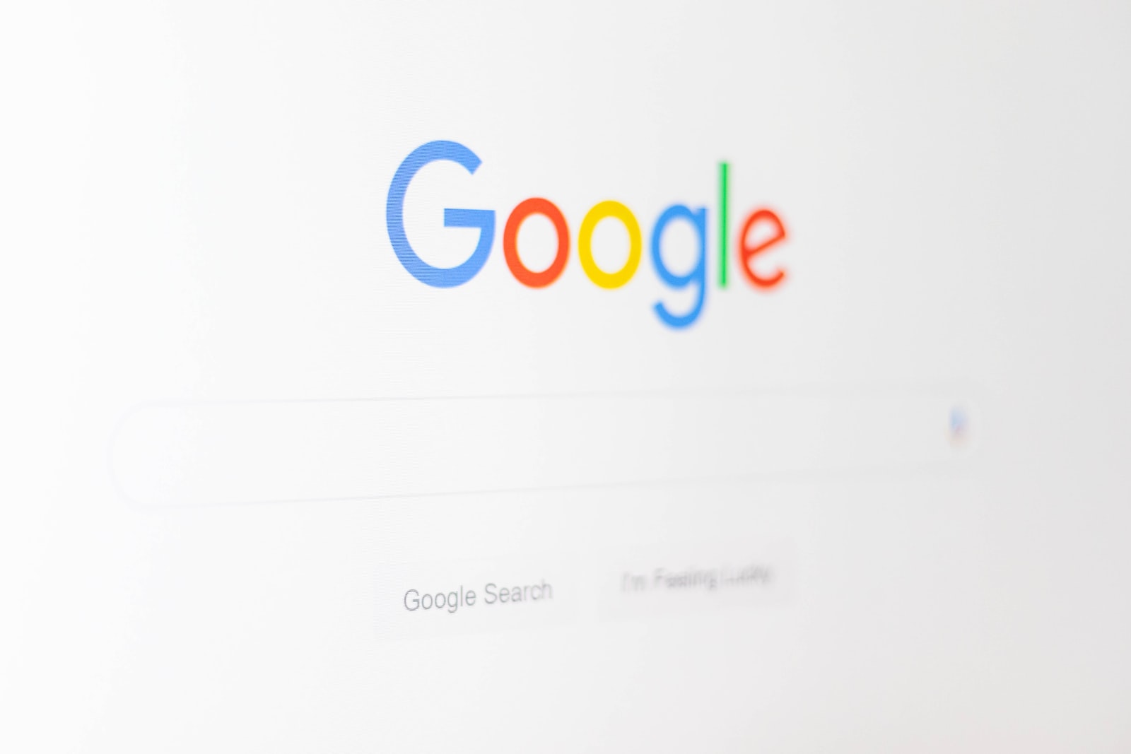 Schermata del logo di Google